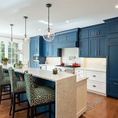 Blue kitchen Blue kitchen